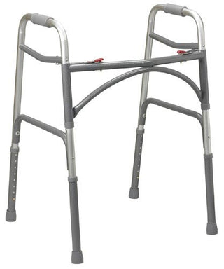 Double Button Extra-Wide Adult Folding Walker (Bariatric)