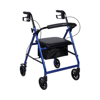 Mckesson Aluminum Adjustable Folding Rollator with Wheels