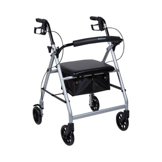 Mckesson Aluminum Adjustable Folding Rollator with Wheels