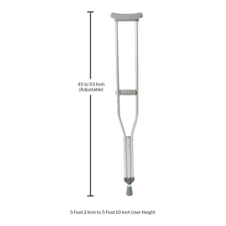 McKesson Aluminum Adult Underarm Crutches