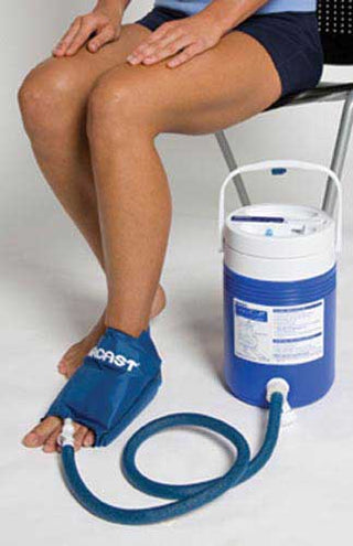 Aircast Cryo/ Cuff System- Med Foot & Cooler