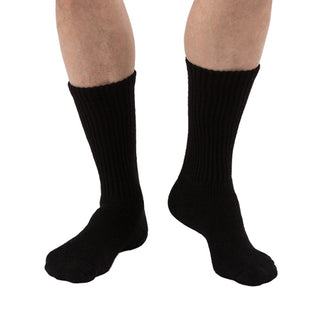 Sensifoot Diabetic Sock Crew Black Medium