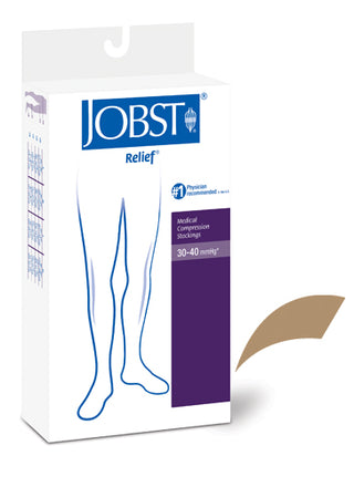 Jobst Relief 30-40 Thigh-Hi OT Beige Small