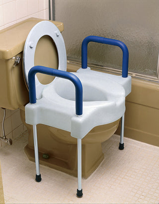 Tall-Ette Elevated  Toilet X-W w/Legs 600 Wt. Cap. Steel