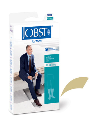 Jobst for Men 20-30 Knee-Hi Khaki Small