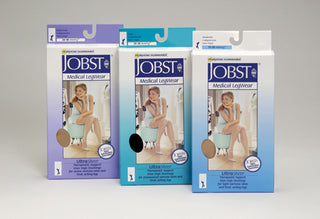 Jobst  Ultrasheer 15-20 KN CT  Classic Black Large Full-Calf