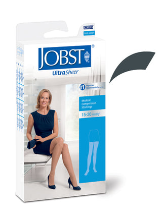 Jobst Ultrasheer 15-20 mmHg Thigh Hi Medium (pr) Antracite