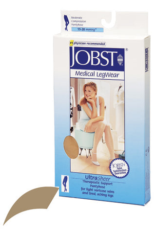 Jobst Ultrasheer 15-20mmHG Pantyhose Honey Small