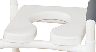 Padded Seat for the MJM Shower Chair  Elongated  Open Front