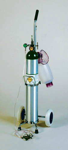 Crash Cart With 'E-Tank' & Cart & Resuscitator Bag – Grandcare Medical