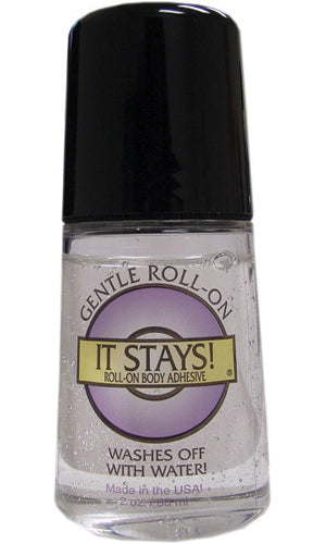 It Stays Roll-on Body Adhesive 2oz Bottle