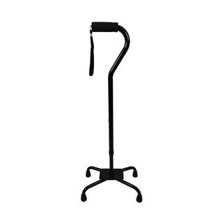 Quad Cane  Large Base  Black by Blue Jay Brand