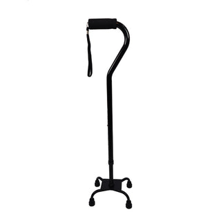 Quad Cane  Small Base  Black by Blue Jay Brand