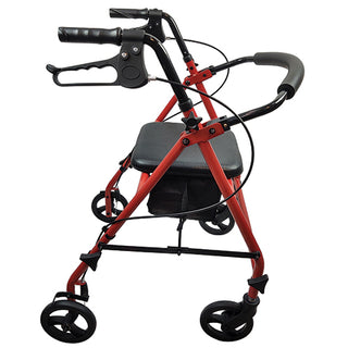 ROLL WITH ME Steel Rollator w/6  Wheels  K/D  Blue  Case/2