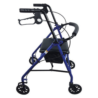 Blue Jay ROLL WITH ME Aluminum Rollator w/6" Wheels