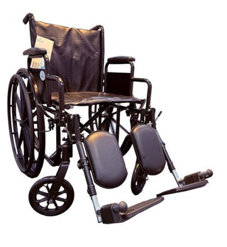 ROLL WITH ME 18" K2 Wheelchair DDA & Elevating Leg Rests by Blue Jay