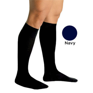 Men's Firm Support Socks 20-30mmHg  Navy  Small