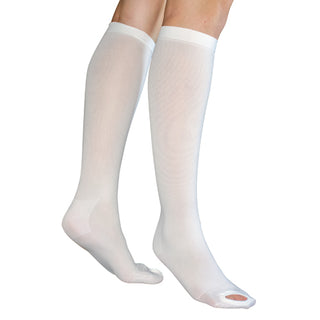 Anti-Embolism Stockings Md/Reg 15-20mmHg Below Knee  Insp Toe