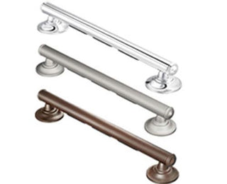 Moen Elegance Grab Bar  16  Brushed Nickel  w/Grip Pads