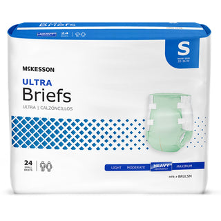 McKesson Ultra Adult Incontinence Brief Heavy Absorbency, One Case