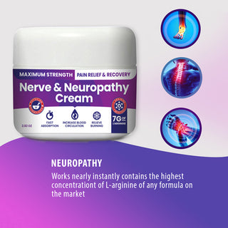 Crema para nervios y neuropatía 2.82 oz. Tarro cada uno