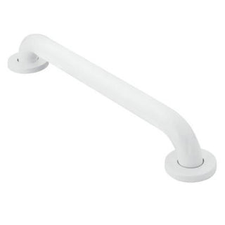 Moen Grab Bar  18  SecureMount White  Concealed Screws