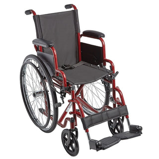 Ziggo Wheelchair Lightweight Folding  14   Red