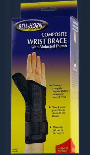 Composite Wrist Brace with Abducted Thumb  Small  Left