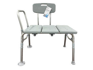 Bathroom Perfect Transfer Bench w/Back  Blue Jay  Each