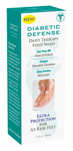 Diabetic Defense Daily Therapy Foot Wash  5.1 oz. Bottle